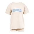 thumbnail image 3 of Ruimatai 2024 Summer Fashion Two Piece Lounge Outfit Set Plus Size Crewneck Short Sleeve Pullover Tops and Elastic Waist Shorts with Pocket Casual Sweatsuits, 3 of 3