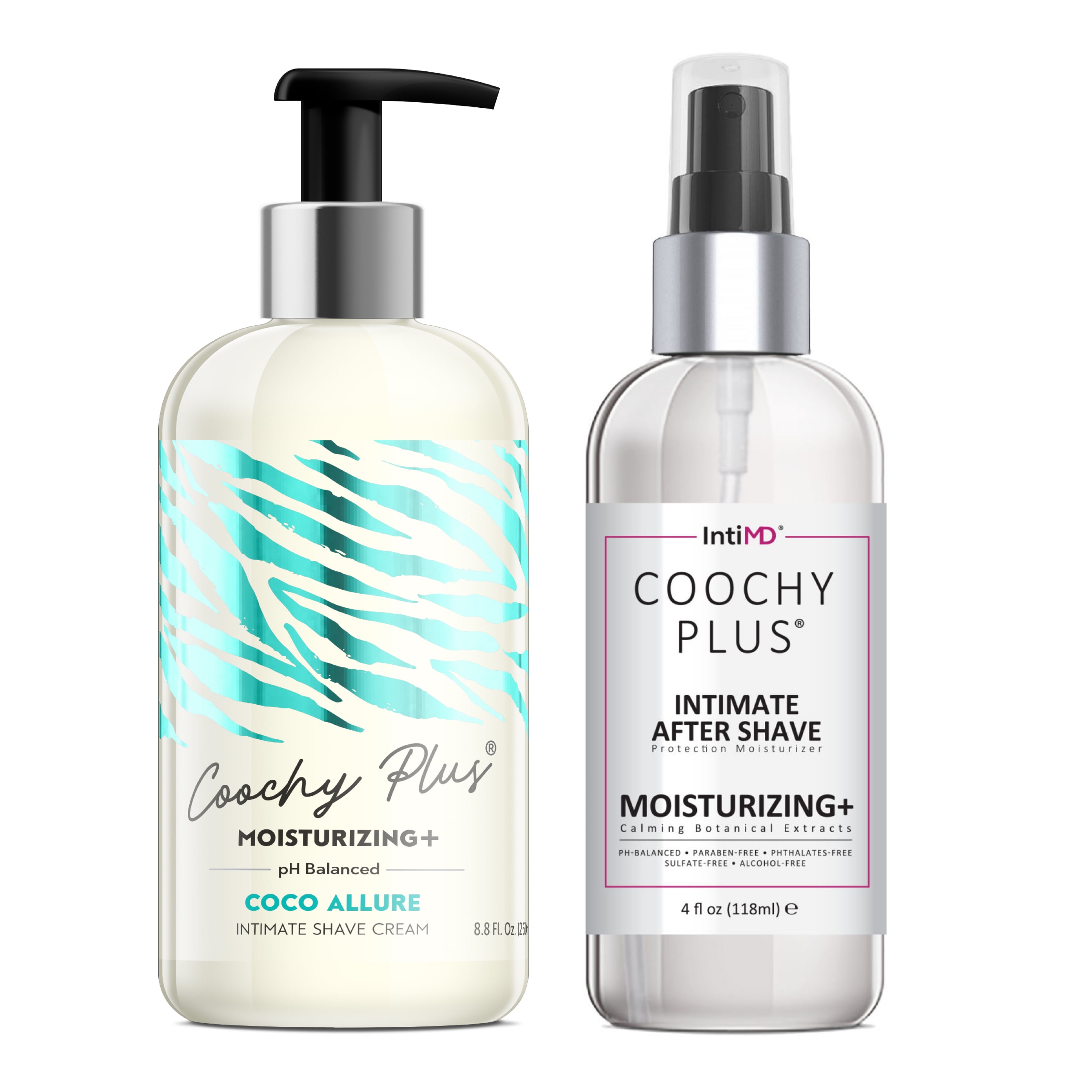 Coochy Plus Intimate Shaving Complete Kit COCO ALLURE & Organic After