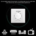 thumbnail image 5 of Jinsinto Smart Timer Switch, 220v Multifunctional Mechanical Countdown Water Pump for Controlling Water Fan Water Heater Lamp(120minutes), 5 of 5