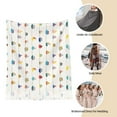 thumbnail image 6 of Cauagu Color Ships Print Women Wrap Shawl tassels Scarves Retro Scarf 77.6"X28.3", 6 of 8