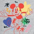 thumbnail image 3 of Disney - Mickey Mouse - Colorful Retro Style - Men's Crew Neck Fleece Pullover, 3 of 5