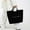 Black-Free Size, variant on FHBVT Women's Large Capacity Letter Tote Bag Polyester Waterproof Hook-and-Loop Closure for Shopping Work Commuting Christmas Gift Bag for Mini Sets Chocolate Scarves Personalized Trinkets Stylish