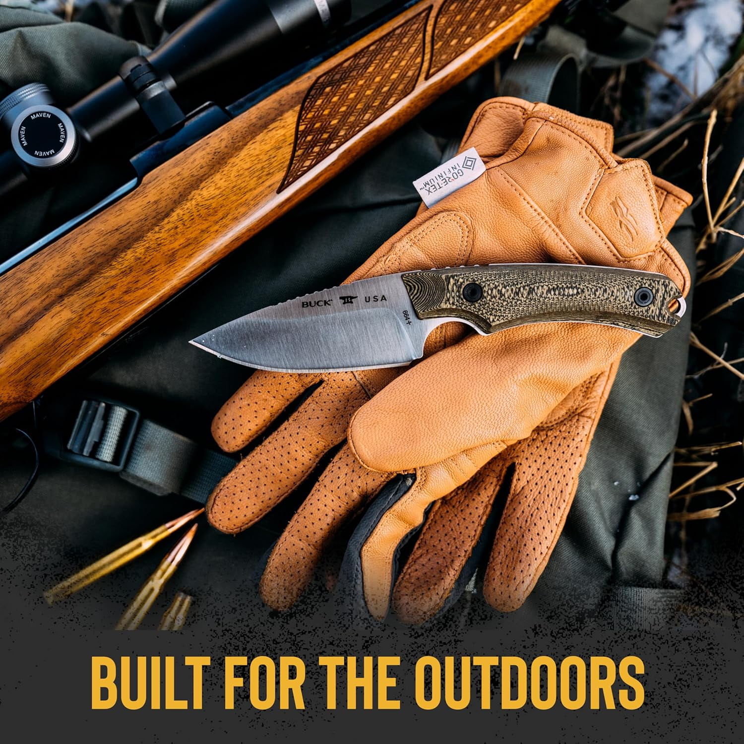 Buck Knives 664 Alpha Hunter Pro Hunting Knife, 3-5/8