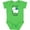 Apple Green, variant on Inktastic This Llama Loves His Mama with Blue Hearts Boys Baby Bodysuit