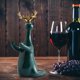 thumbnail image 3 of Soporte para vino, soporte de cerámica para botellero de mesa, soporte para copas de vino y botellas de licor, 16x28cm, 3 of 8