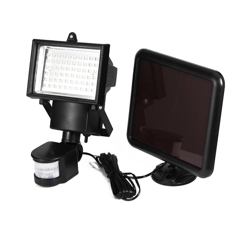 FAGINEY 120 LED Flood Security Motion Light Outdoor, Dusk to Dawn Wall