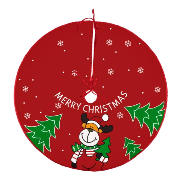 Falda para de Navidad, tapete para de Navidad, decoración navideña para interiores y exteriores, base para de Navidad, cubierta de B Alce 60cm
