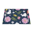 thumbnail image 1 of XMXY Woven Placemats Set of 4 PCS, Bunny Flower Plants Table Mats Washable Heat Resistant Placemats, 1 of 6