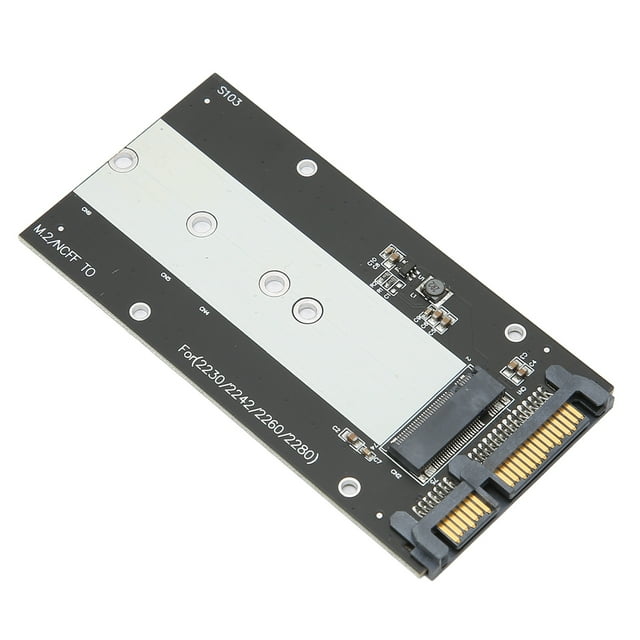 Tarjeta Convertidor SSD, Adaptador de Convertidor SSD de Tamaña Pequeño Transferencia ráspida Para La Tecla B M.2 Ngff SSD