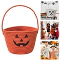 thumbnail image 1 of AKEGAMN Clearance! New Children's Halloween Storage Basket Portable Candy Cotton Rope Storage Basket Toy Basket New Children's Halloween Storage Basket Portable Candy Cotton Rope Storage Basket Toy, 1 of 9