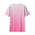 thumbnail image 5 of Sevevn Women's Fashion Printed T-shirt Short Sleeves Blouse Round Neck Casual Tops Pink XL Gift for Girls, 5 of 5