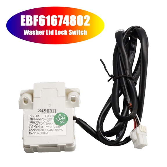 EBF61674802 Washer Lid Lock Switch for LG Kenmore Washing Machine EBF60665201