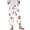 White, variant on Women's Fashion Christmas Snowman Print Casual Pants with Drawstring Elastic Waist and Pockets, Full Length Trousers for Holiday Season and Daily Use,Watermelon Red,M