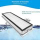 thumbnail image 4 of 3Pcs Washable HEPA Filter Main Brush for S10 S10 Pro Robot Vacuum Vacuum Cleaner Replacement Spare, 4 of 5