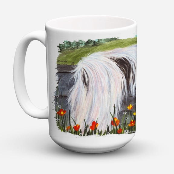 Carolines Treasures SS8030CM15 Japanese Chin Coffee Mug 15 oz 15 ounce multicolor
