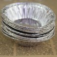 thumbnail image 4 of Cheers 250Pcs Round CEANake Egg Tart Mold Non-stick Cake Decorating Kitchen Baking Tool, 4 of 6