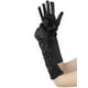 thumbnail image 5 of Guantes de ópera largos de satén brillante para mujer INSPIRE CHIC, con pliegues, de dedo completo, talla única, color negro, 5 of 6