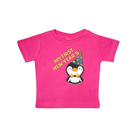 

Inktastic My 1st New Years with Cute Penguin in Blue Hat Gift Baby Boy or Baby Girl T-Shirt