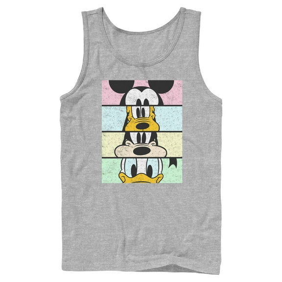 Mens Mickey & Friends Cropped Portraits Tank Top
