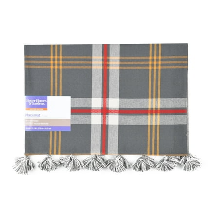 Better Homes & Gardens Harvest Farmhouse Plaid Placemat