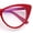 Red, variant on Classic Gothic True Cat Eye Frame Blue Light Filtering Computer Glasses / Clear