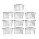 thumbnail image 1 of Peines Liso Sunnimix 10 Piezas para el cabello Plata, 1 of 2