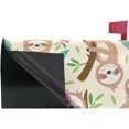 thumbnail image 6 of GZHJMY Funny Sloth Tropical Plants Magnetic Mailbox Cover Standard Size Mailbox Wraps MailWraps Post Letter Box Cover Garden Yard 21 x 18 in Home Decor, 6 of 7