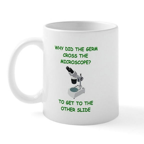 CafePress - Biology Joke Mug - 11 oz Ceramic Mug - Novelty Coffee Tea Cup