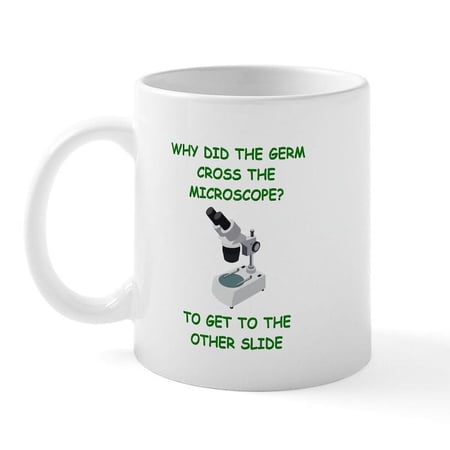 CafePress - Biology Joke Mug - 11 oz Ceramic Mug - Novelty Coffee Tea Cup