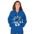 thumbnail image 3 of You Otter Know Im Number 1 Funny Pun Zip Up Hoodie Men's Women's Brisco Brands S, 3 of 5