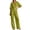 Light Green, variant on Krdevn Womens V Neck Jumpsuit Batwing Sleeve Waist Cinched Wide Leg Casual Summer Romper,3XL