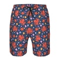 thumbnail image 3 of Pofeuu Sea Animals Prin Men's Swim Trunks Quick Dry Bathing Suit Swimming Board Shorts Mesh Lining Beach Swimwear-Large, 3 of 6