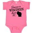 thumbnail image 3 of Inktastic Someone in Wisconsin Loves Me Boys or Girls Baby Bodysuit, 3 of 5