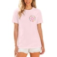 thumbnail image 3 of Telankuip Awareness Graphic T Shirts for Unisex Casual and Comfortable Casual Crewneck Short Sleeve Graphic Tee for Adult Support Lightweight Comfy Summer Workout T-Shirt Top Light Pink XS, 3 of 6