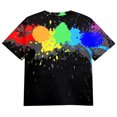 thumbnail image 5 of JAJAHO Mens T Shirt Plus Size Short Sleeve Graphic Tee Funny Printed Loose Fit Crew Neck Casual Daily Wear Summer Soft Tops, 5 of 5