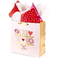 thumbnail image 1 of FFIY Sac Cadeau Signature Grand Format avec Mouchoirs (Tic Tac XOXO) Tic Tac XOXO, 1 of 6