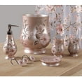 thumbnail image 2 of 18 Piece Melrose Pink Shower Curtain and Resin Wastebasket and Accessory Set, 2 of 2