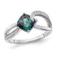 thumbnail image 1 of 2.10 Carat (ctw) Lab-Created Alexandrite Ring in Sterling Silver, 1 of 5