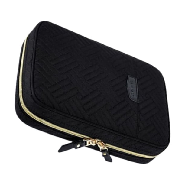 Cateissary Caja de almacenamiento de varios tamaños, bolsas organizadoras de viaje transparentes para empacar productos, bolsa de almacenamiento Negro