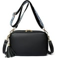 thumbnail image 1 of LHSHID Small Crossbody Shoulder Bag for Women, Tassel PU Leather Handbag Ladies Going Out Satchel With Two Shoulder Straps, 1 of 7