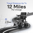 thumbnail image 5 of Alton Mobility -KANO- (only 35lbs) Foldable Electric Wheelchair, Travel Size, User-Friendly - Black, 5 of 11