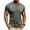 #Dark Gray, variant on DPTALR Men's Fashionable Solid Color Henley T-Shirt,Short Sleeve Round Neck,Half Button Pocket,Regular Fit,Green, XXL