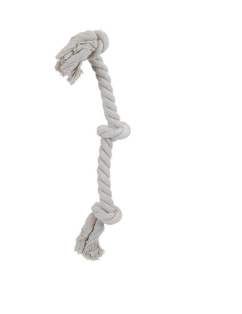 100% Cotton Rope Interactive Dental Dog Tug Medium to Larger Breed 20 inch Toy (4 Rope Toys)