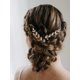 thumbnail image 4 of Catery Peine Para El Pelo De Novia Con Diamantes De Imitación, Accesorios Para El Pelo Para Novia, Para Mujeres Y Niñas, Paquete De 2 (Oro Rosa), 4 of 5