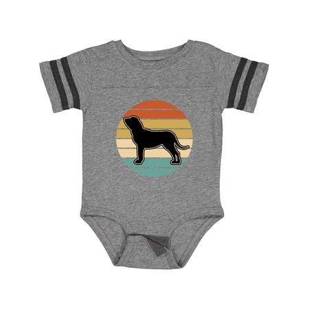 

Inktastic Bloodhound Dog Retro Sunset Boys or Girls Baby Bodysuit