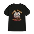 thumbnail image 1 of Men's Casual Crew Neck T-Shirt with "PHAT PHUC" Graphic - Funny China Buffet Slogan, Black Cotton Tee, Machine Washable - Ideal Gift for Men, Casual Sporty Tee, Comfy Tee, 1 of 6