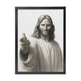 thumbnail image 2 of ADALE Jesus Poster Persecution Crown of Thorns Canvas Wall Art Christ God Picture Religious Catholic Painting Artwork Church House Room Decor Black Framed 8x10 Inch, 2 of 5