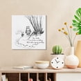 thumbnail image 2 of HFDF Classic Winnie the Pooh Quote Wall Art Decor How Lucky I am to Have Something That Makes Saying Goodbye So Hard Canvas Painting Pictures Print Sign Artwork Ready to Hang 18x12inch Framed, 2 of 5