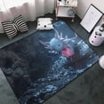 thumbnail image 3 of Shaggy Area Rug, Heart Axolotl Rugs for Living Room Bedroom Non Slip Door Mat Indoor Carpet Machine Washable Nursery Home Decor Floor Mats for Entryway 60x39in, 3 of 5