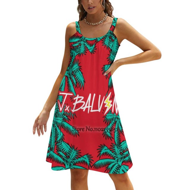 Robe à Encolure Carrée Dos à Lacets Robe Dos Nu Élégante Robe de Plage Soirée Motif Coréen Balvin Jbalvin
